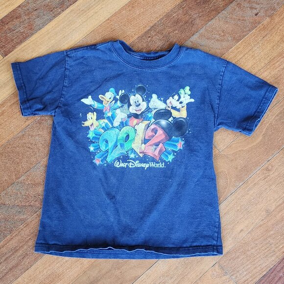 Disney World 2012 Toddler Navy T-Shirt Size XS - Picture 4 of 10